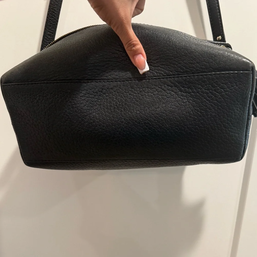 Kate Spade Large Maria Southport Avenue Black Leather‎ Cross Body